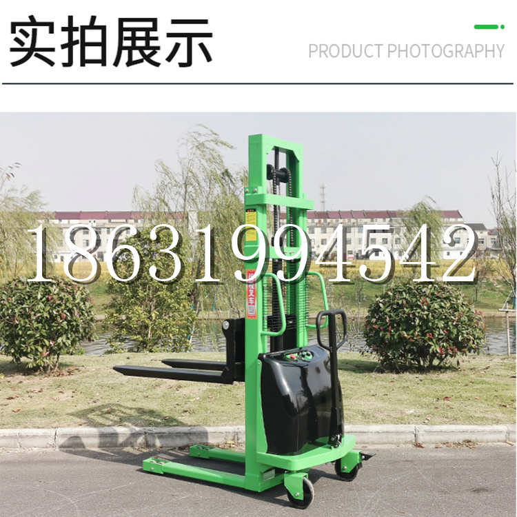 兰山区电动叉车堆高车液压铲车电瓶1吨2吨站驾步行式小型全自动叉车